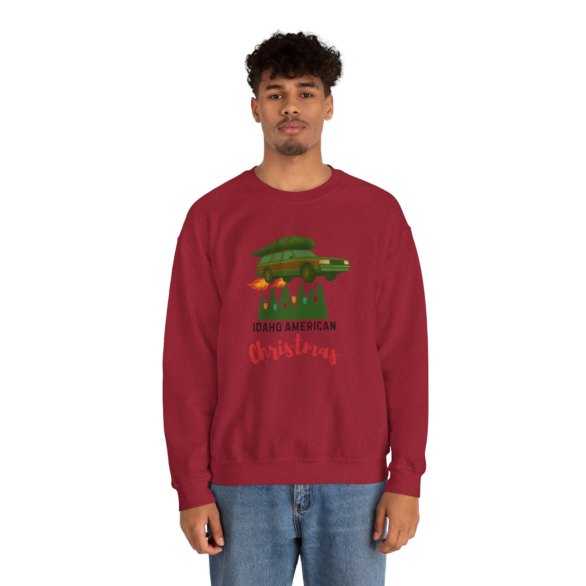 "Idaho American Christmas Holiday Vacation" Sweatshirt