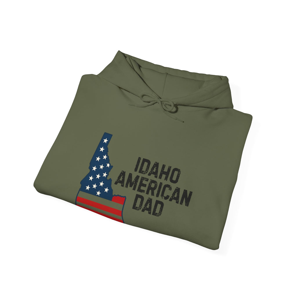 Idaho American Dad Hoodie No Sleeve Logo