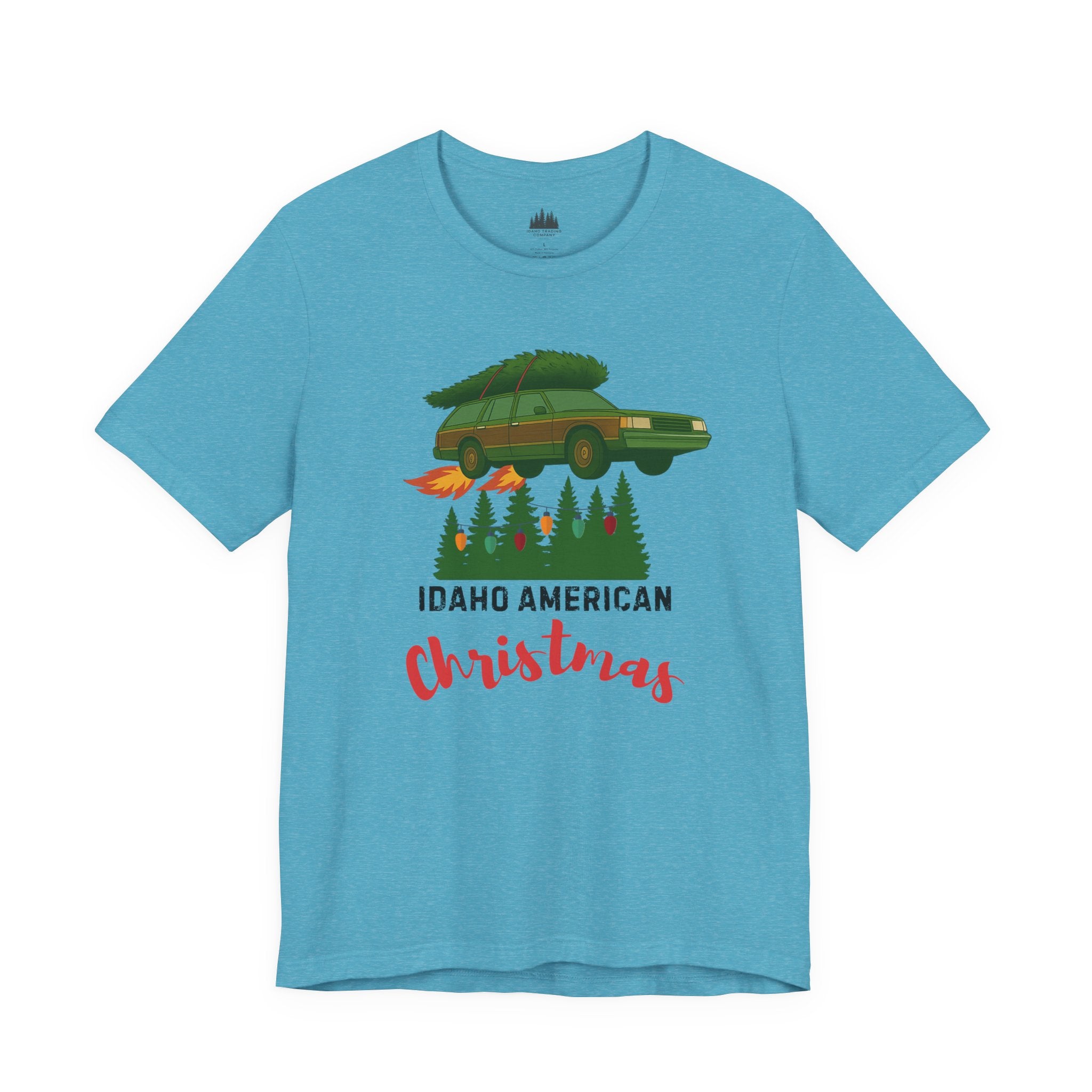 Idaho American Christmas Holiday T-Shirt