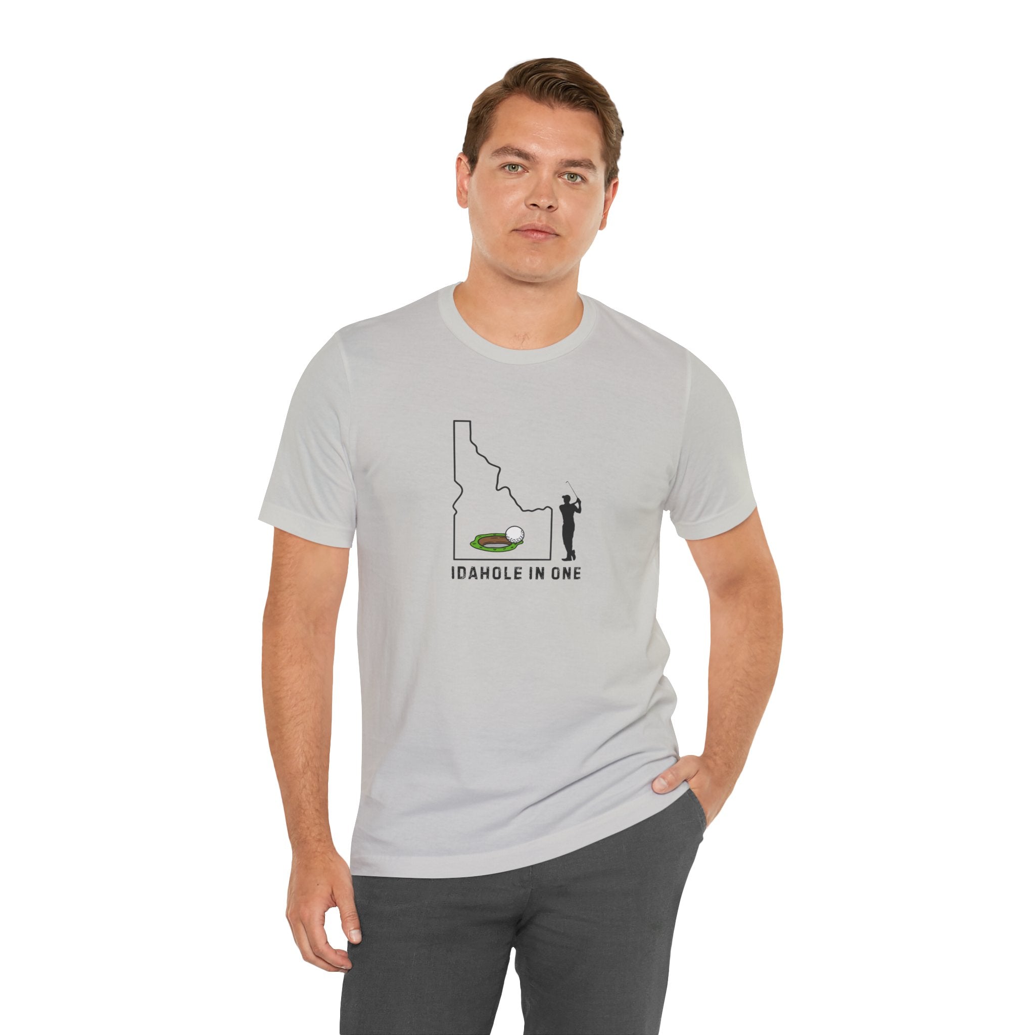 Idahole In One Men's Golf T-Shirt
