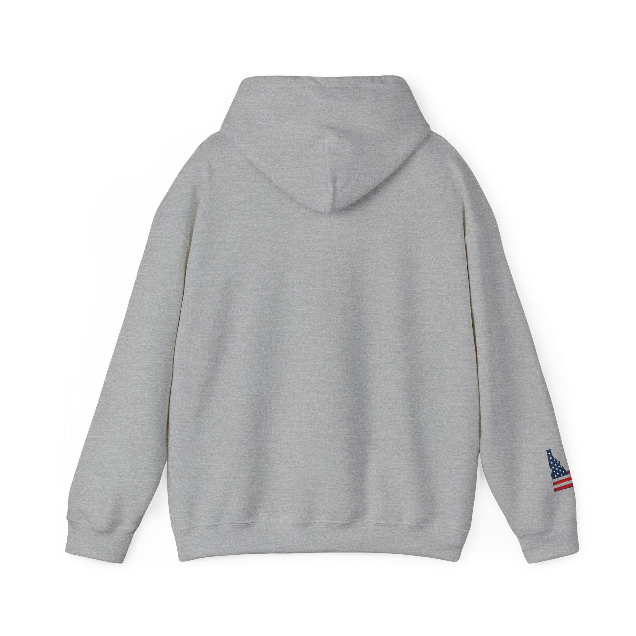 "Idaho American Patriot" Hoodie with Sleeve Logo