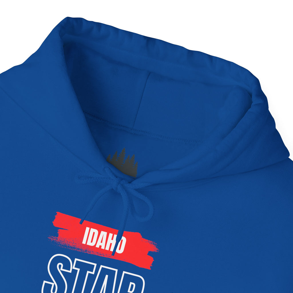 Idaho American Star Hoodie with Sleeve Logo