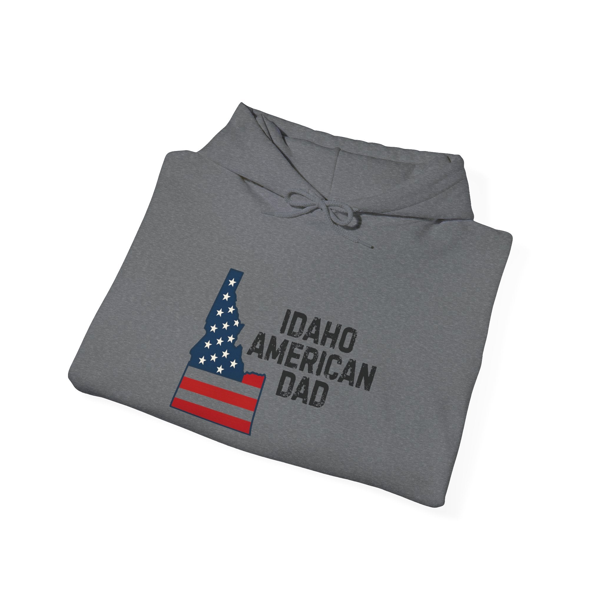 Idaho American Dad Hoodie with Sleeve Logo