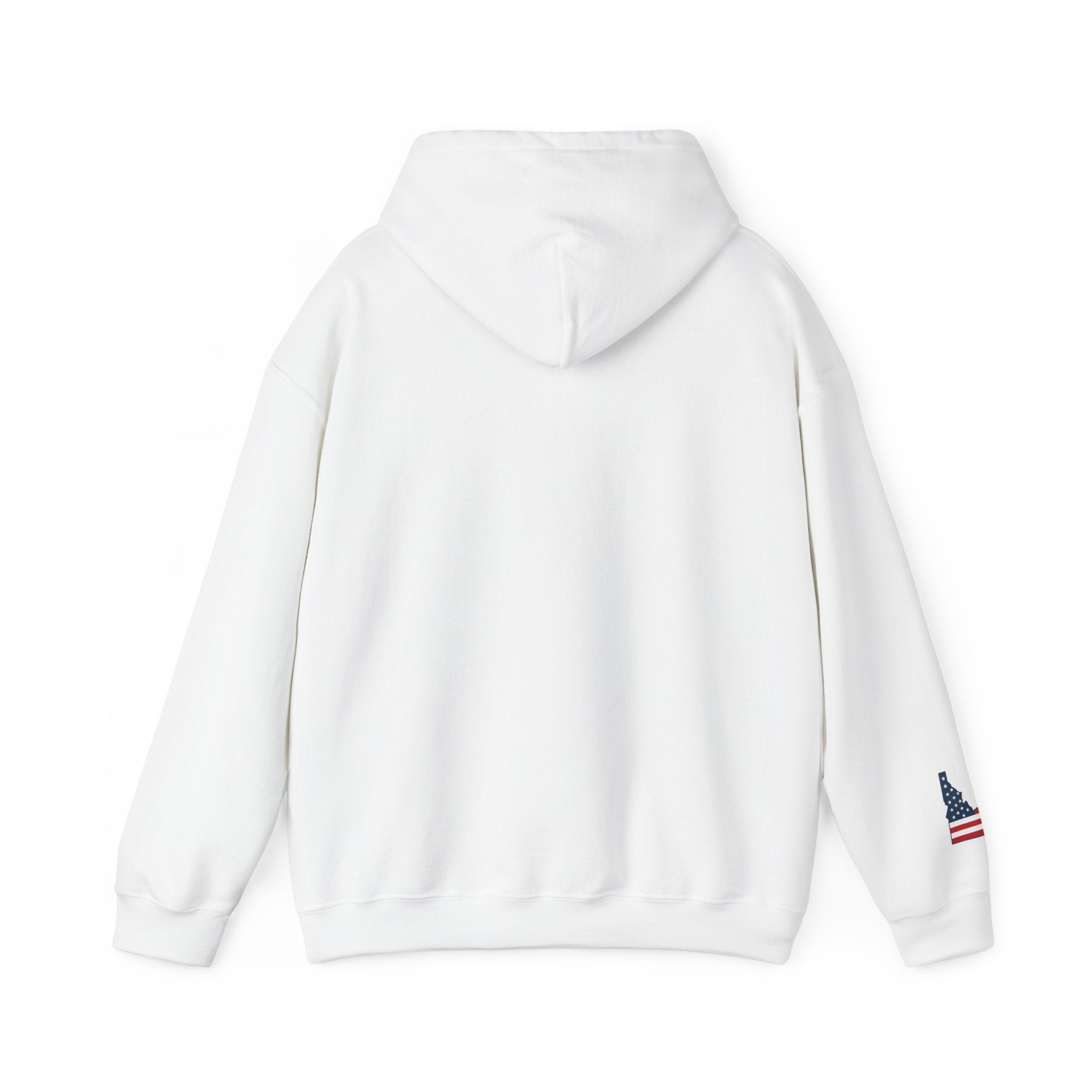 "Idaho American Patriot" Hoodie with Sleeve Logo