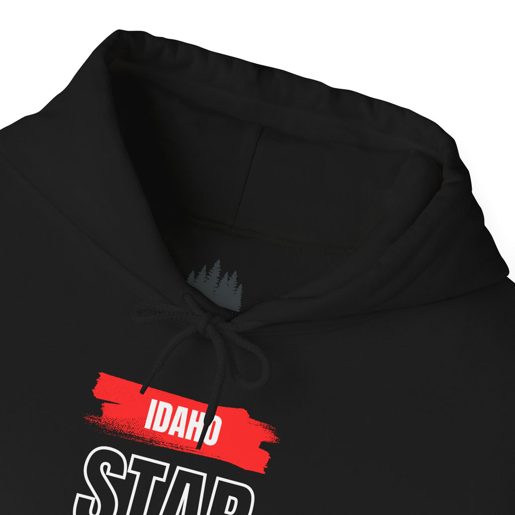 Idaho American Star Hoodie with Sleeve Logo