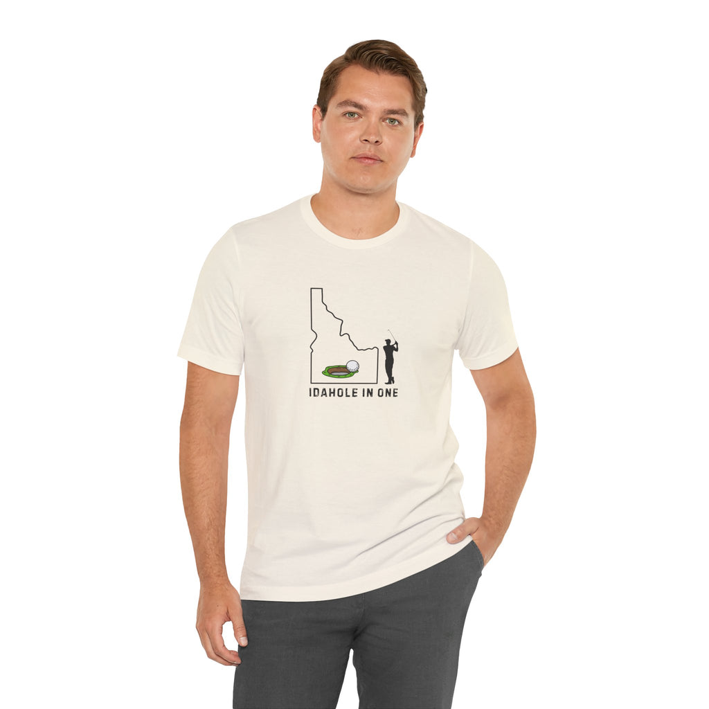Idahole In One Men's Golf T-Shirt