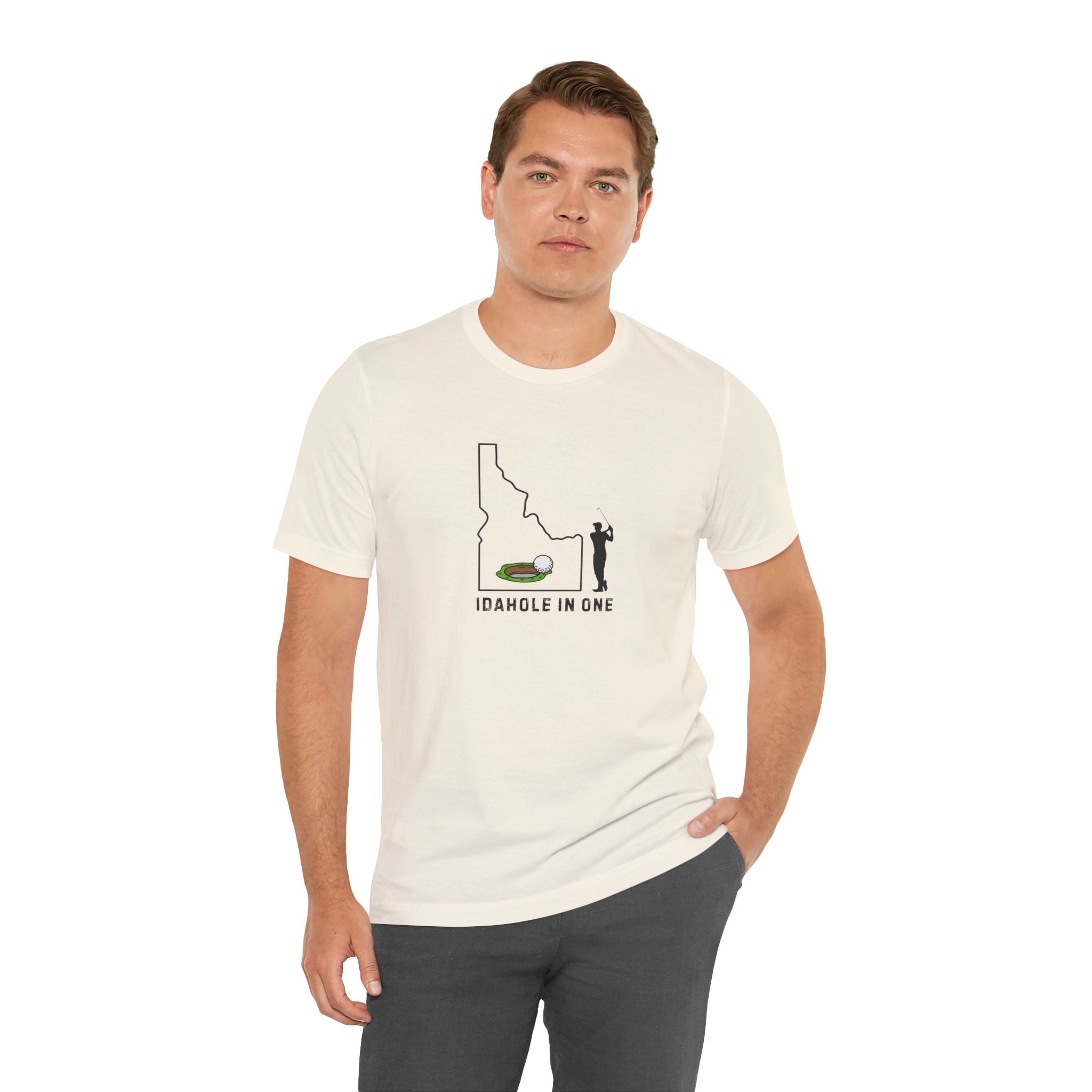 Idahole In One Men's Golf T-Shirt