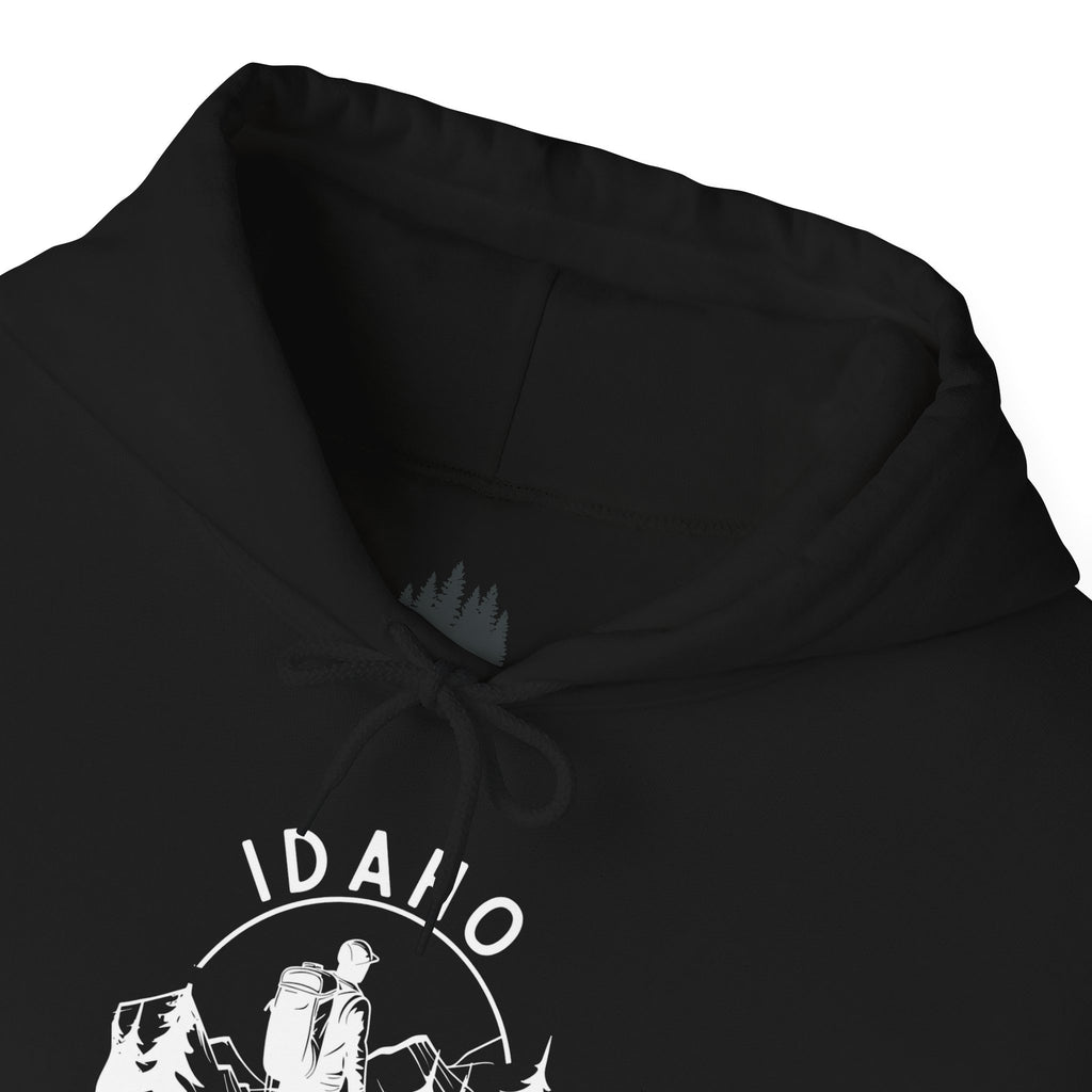 "Idaho American Patriot State of Mind" Hoodie with Sleeve Logo
