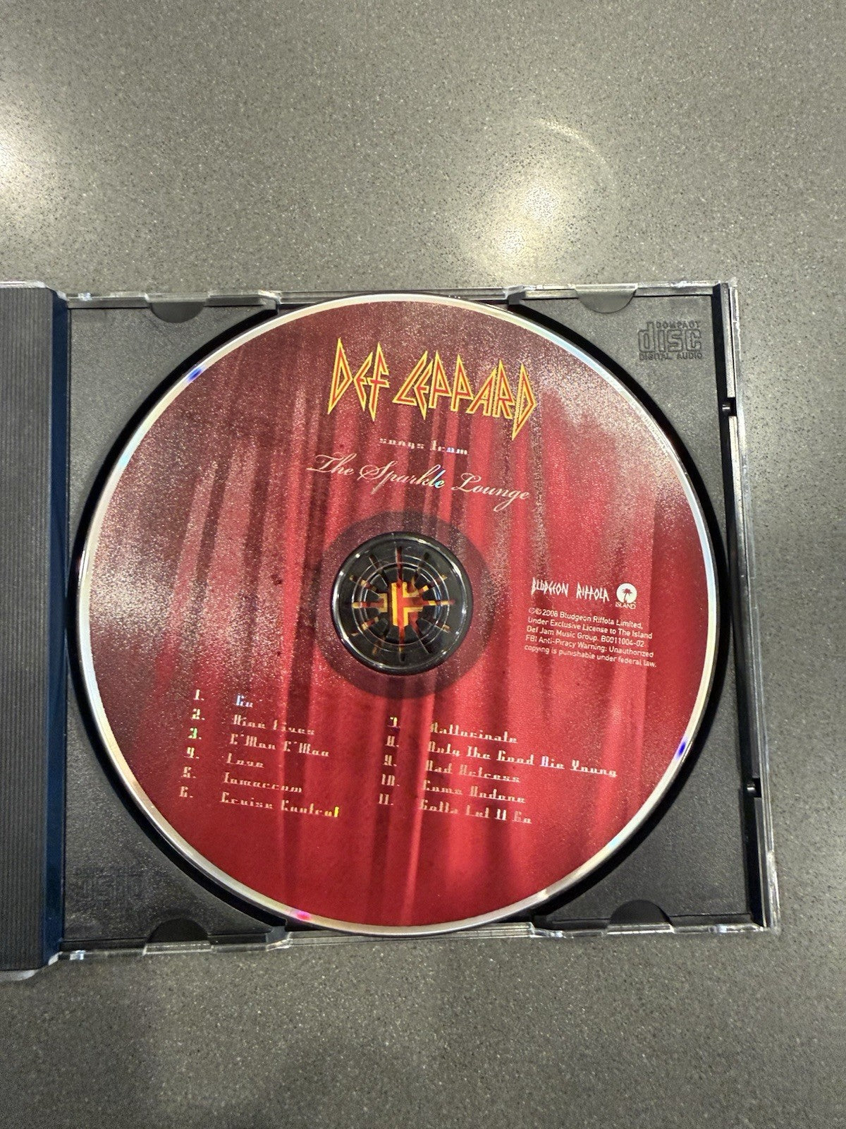 DEF LEPPARD The Sparkle Lounge 2006 US CD AUTOGRAPHED By The Band.
