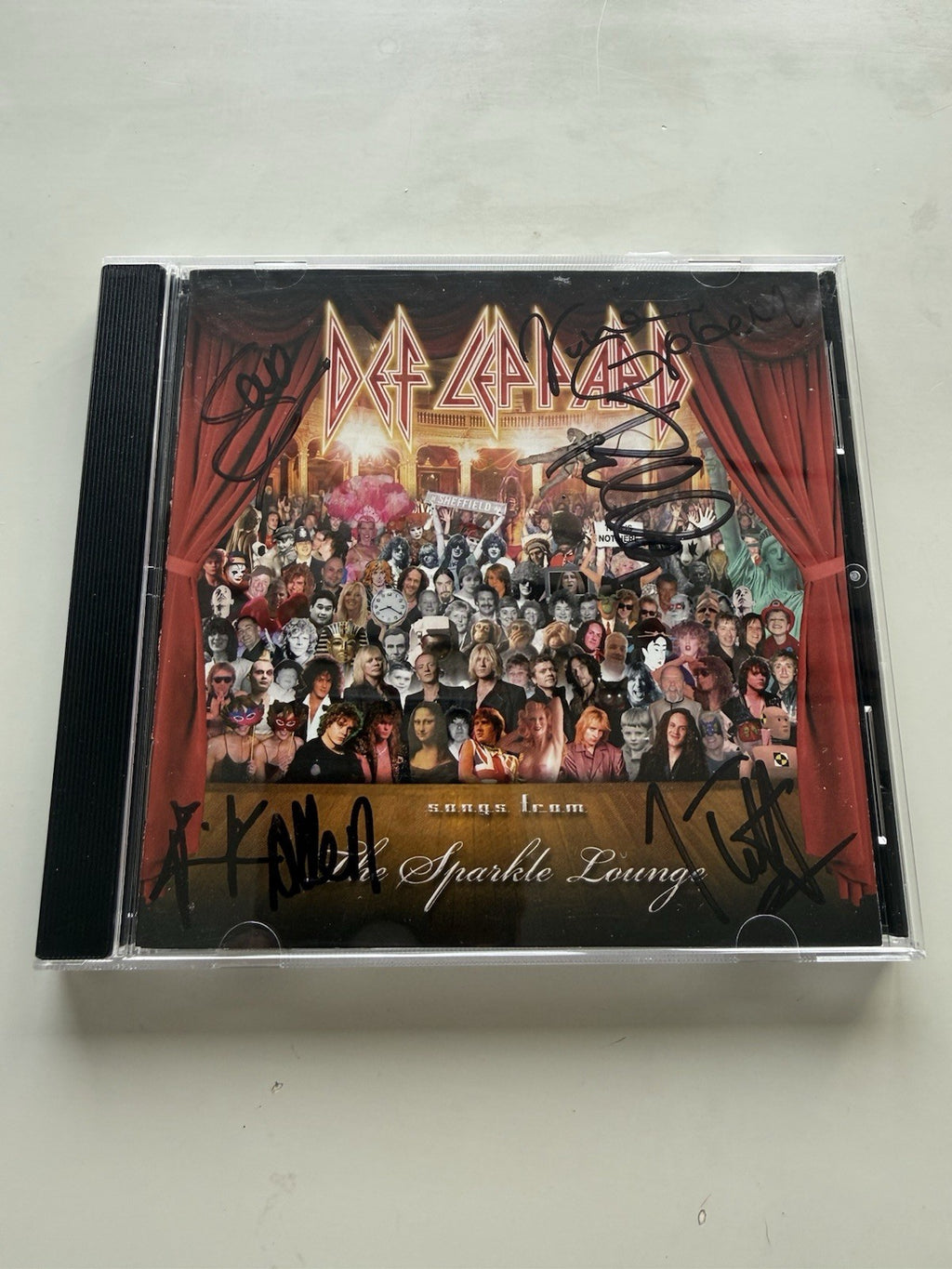 DEF LEPPARD The Sparkle Lounge 2006 US CD AUTOGRAPHED By The Band.