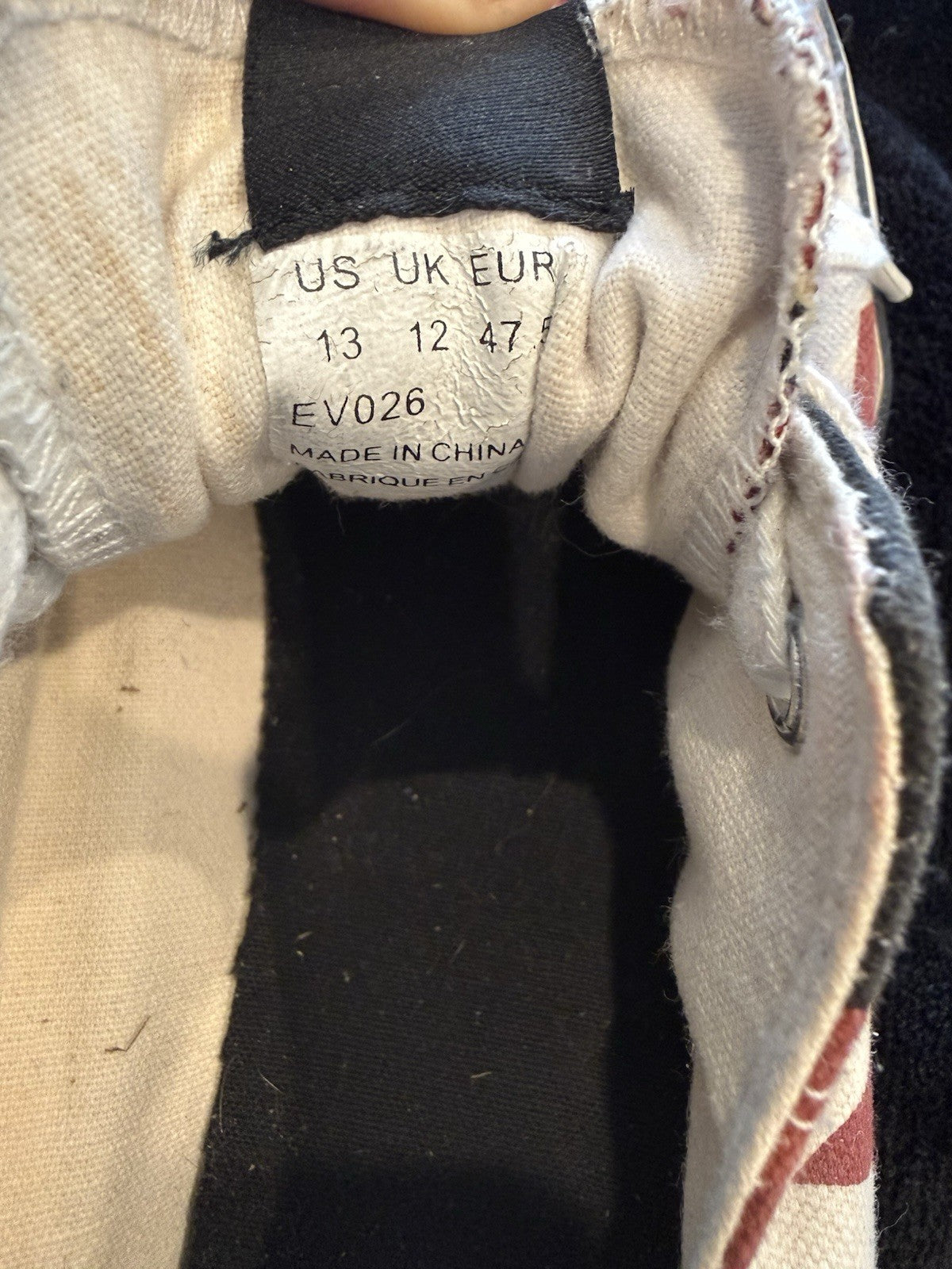 EVH Low Top Sneakers Shoes 5150 Red White Black Mens Size 13 Van Halen EVO26