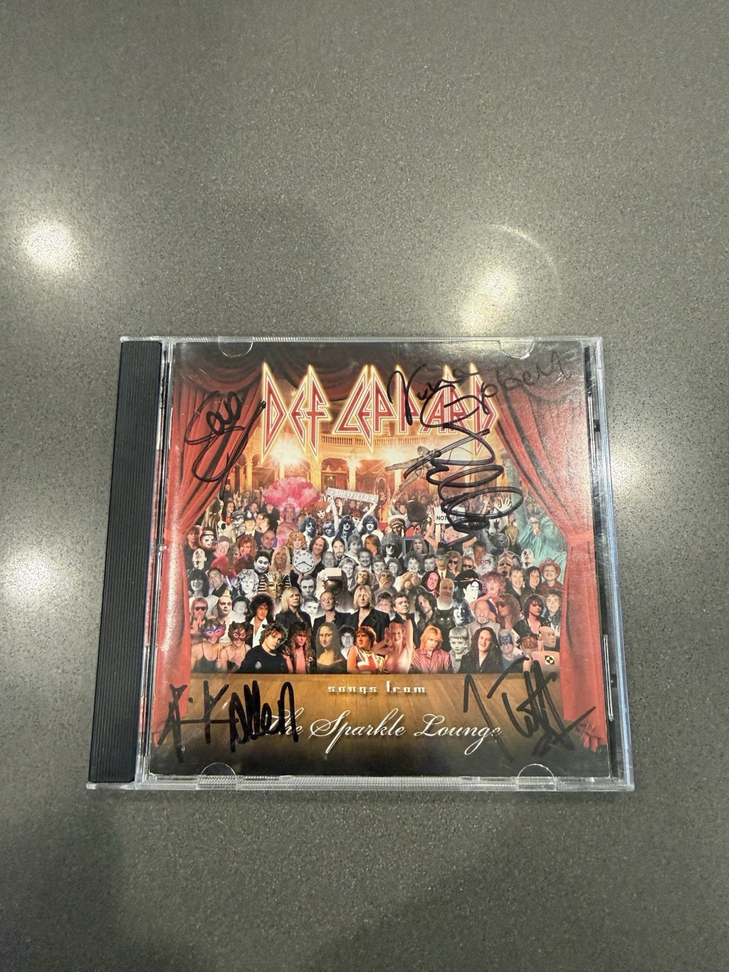 DEF LEPPARD The Sparkle Lounge 2006 US CD AUTOGRAPHED By The Band.