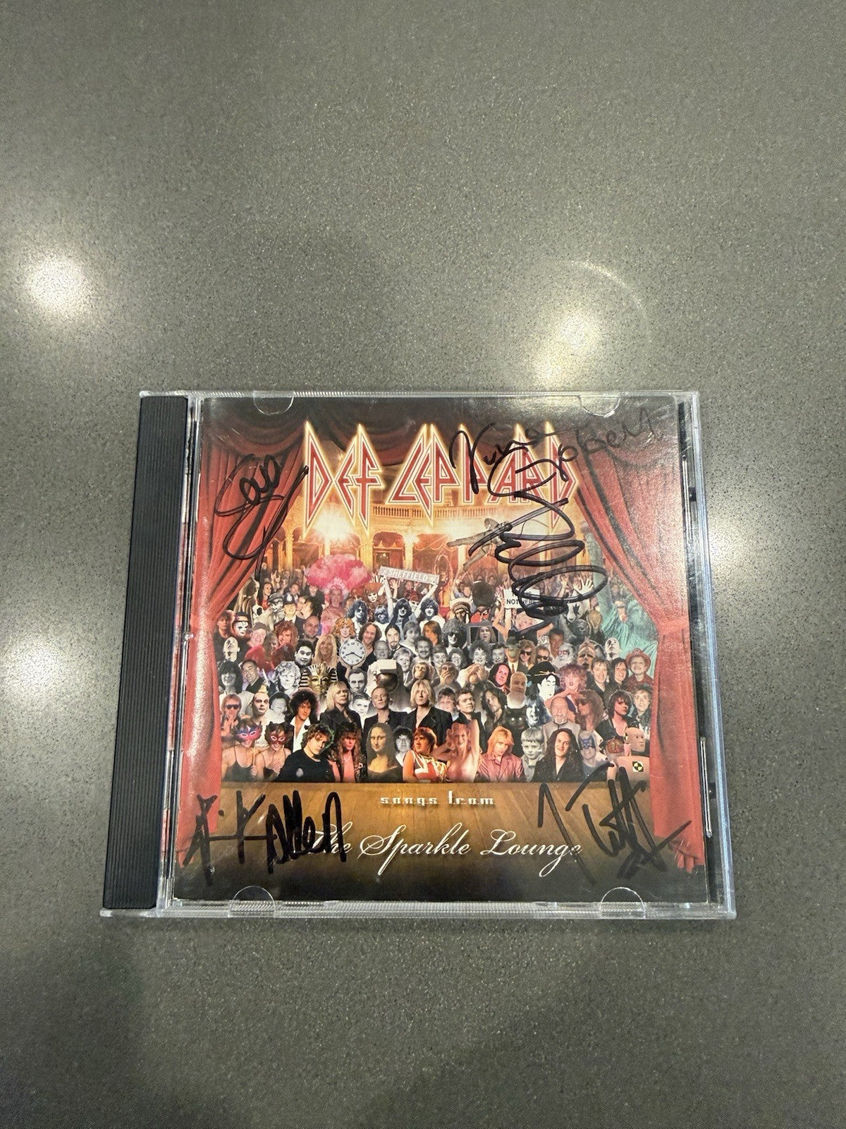 DEF LEPPARD The Sparkle Lounge 2006 US CD AUTOGRAPHED By The Band.