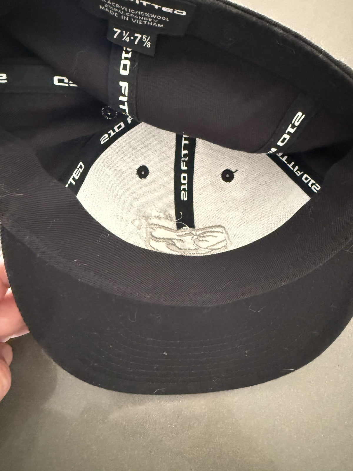 Honolua Maui Black 210 Fitted Cap 7 1/4 - 7 5/8