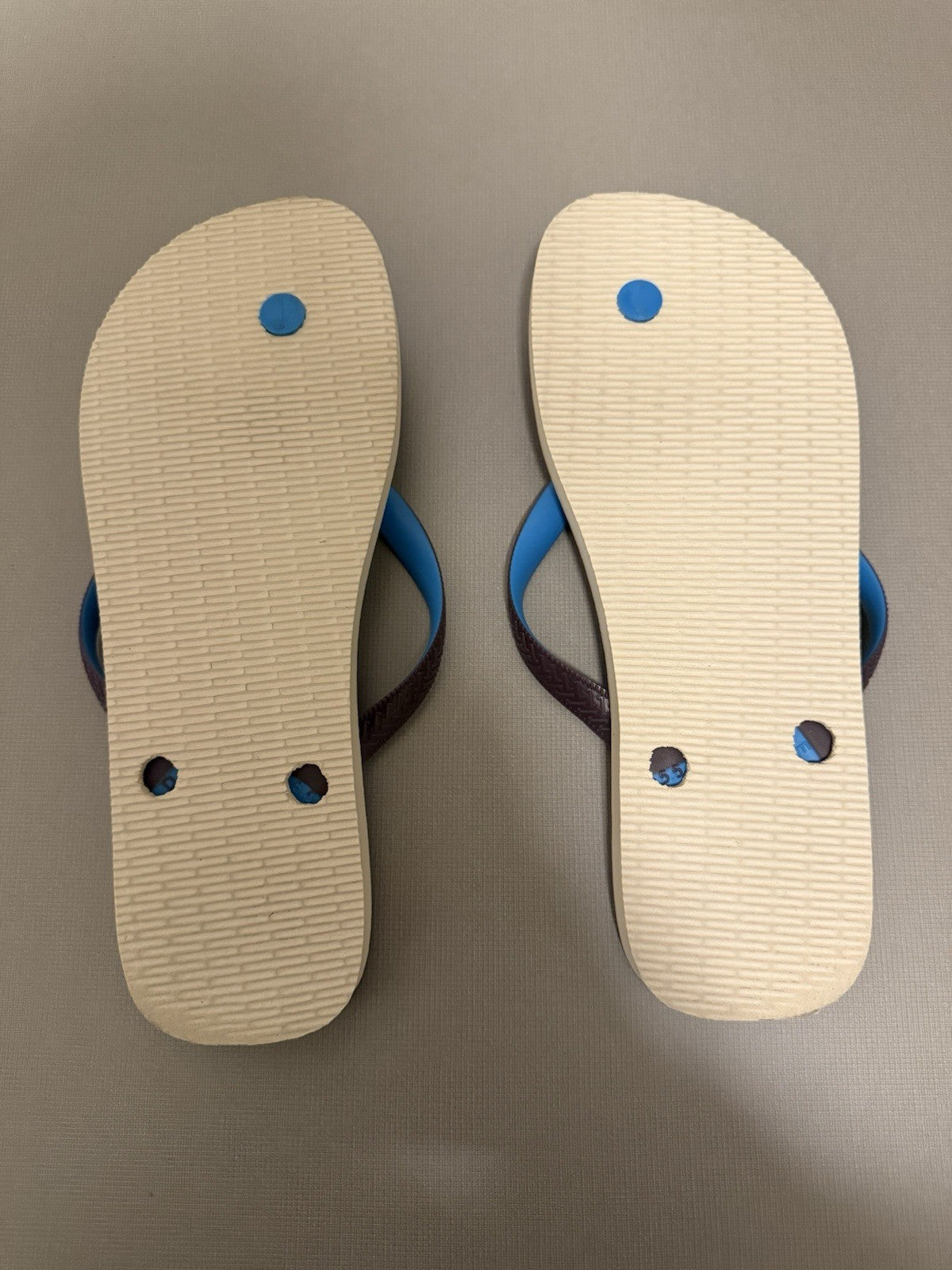 Havaianas Red Blue Purple And White Logo Thong Flip Flop Sandals Size 11