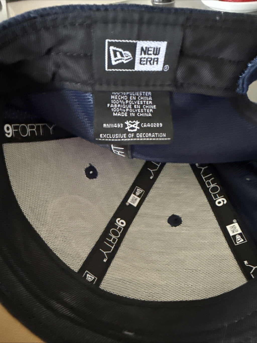 Vintage NFL NEW ERA 9 Forty ST. LOUIS RAMS ADJUSTABLE HAT