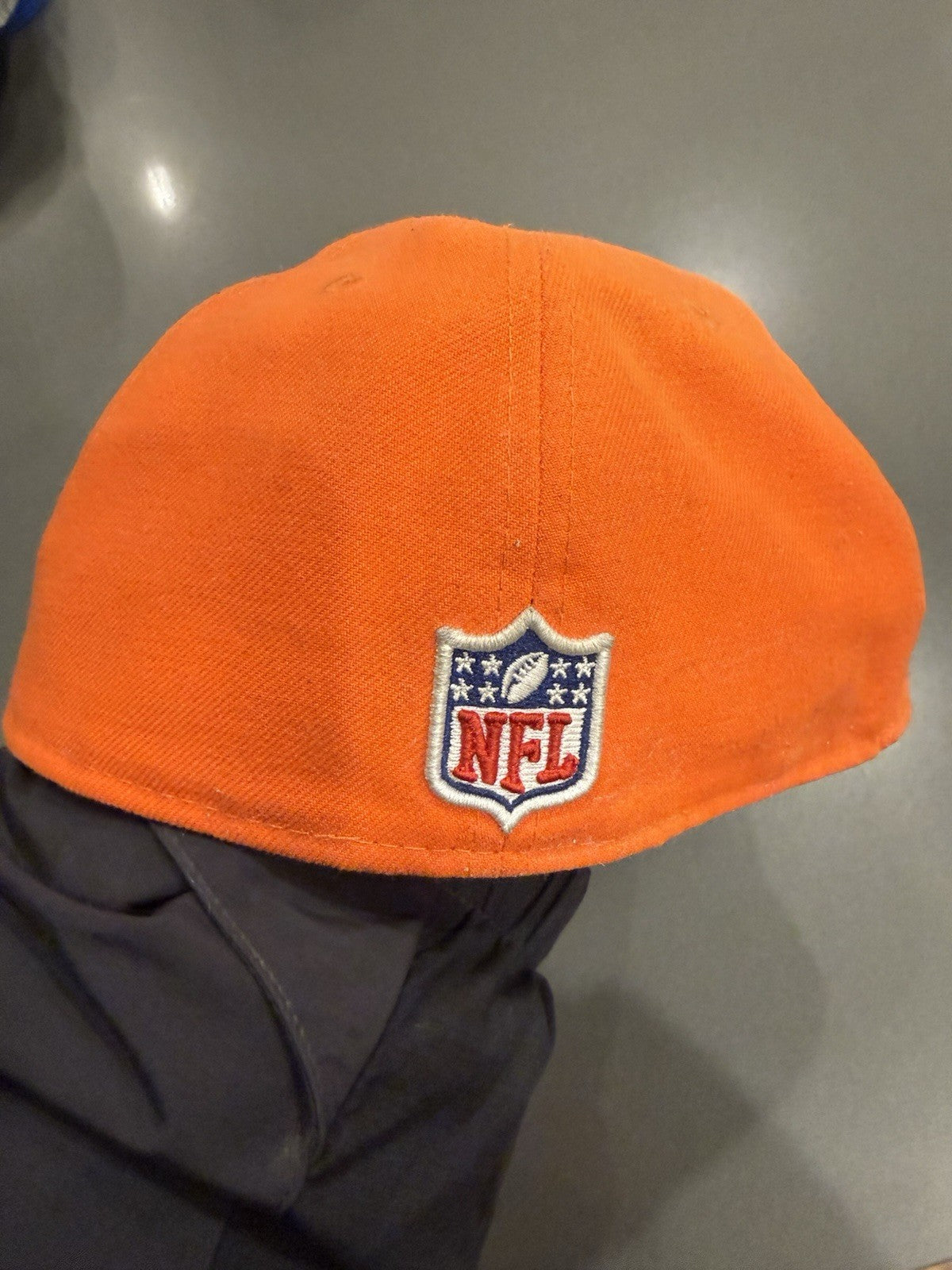 Denver Broncos Fitted Hat 7 1/2 New Era 59fifty Orange NFL