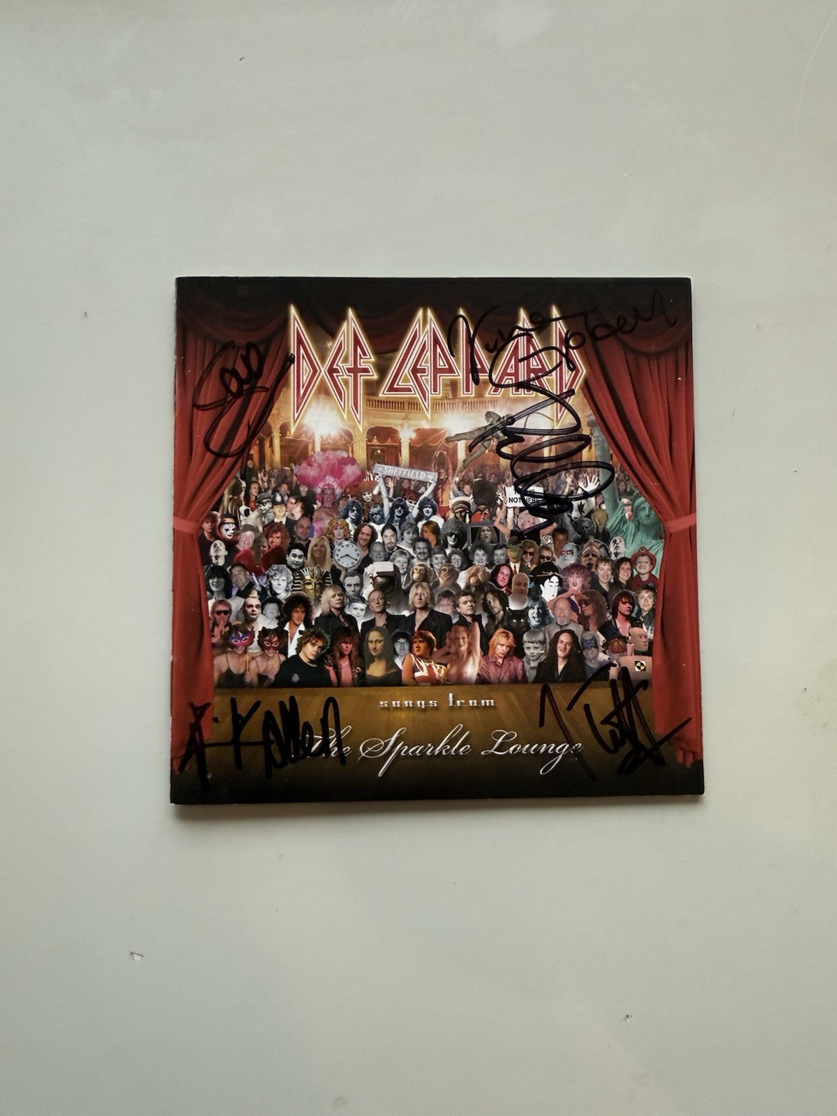 DEF LEPPARD The Sparkle Lounge 2006 US CD AUTOGRAPHED By The Band.