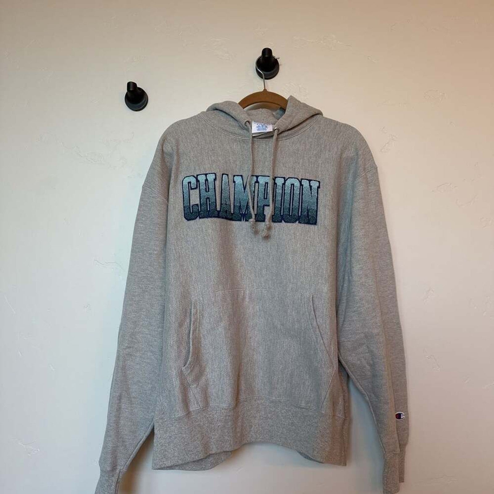 Champion Reverse Weave Chenille Ombré Pullover Hoodie