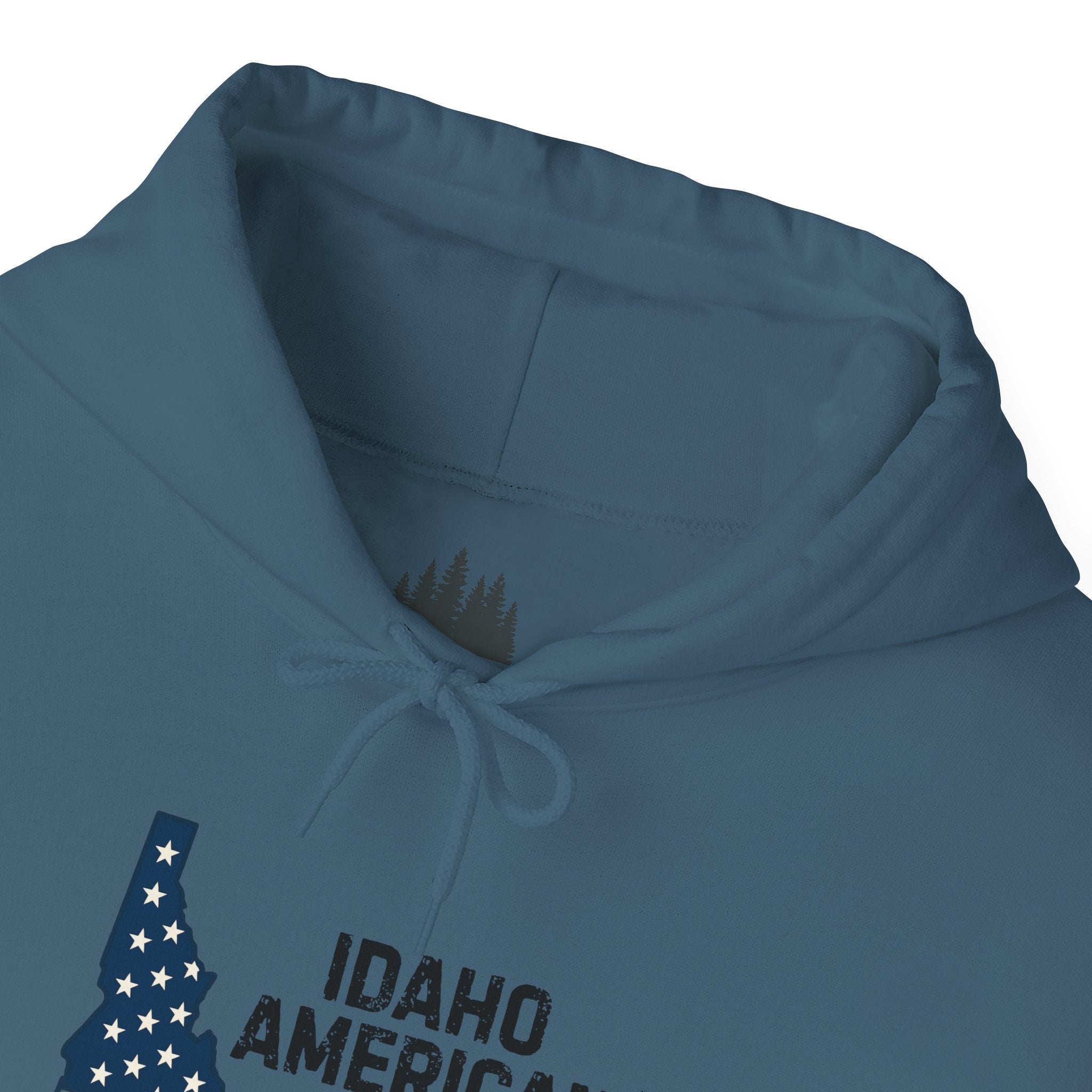 Idaho American Dad Hoodie with Sleeve Logo