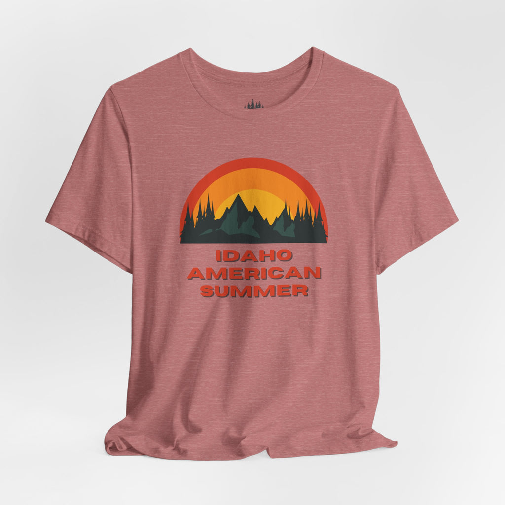 Idaho American Summer Retro T-Shirt