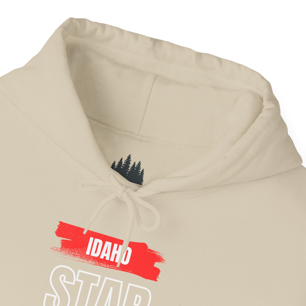 Idaho American Star Hoodie with Sleeve Logo