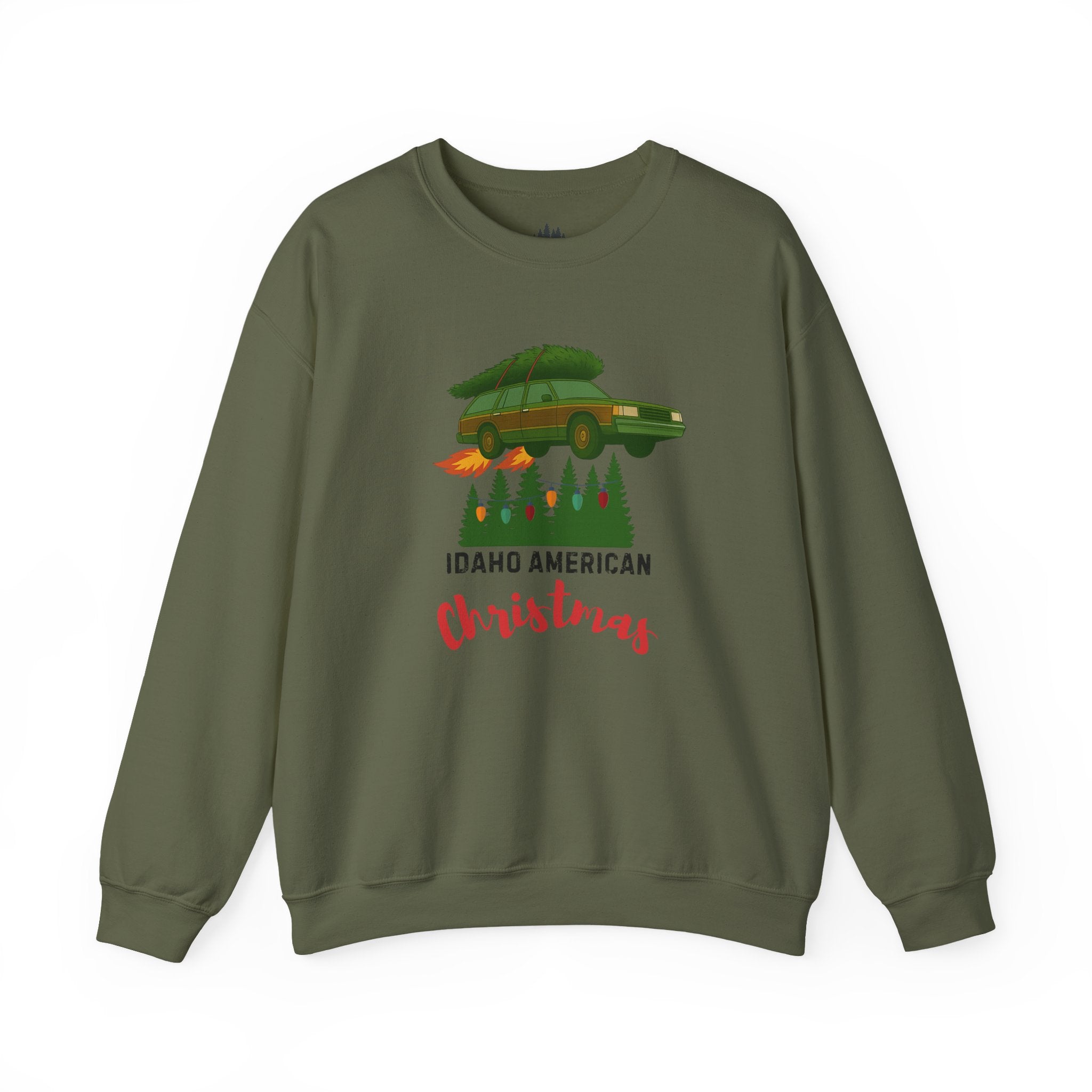 "Idaho American Christmas Holiday Vacation" Sweatshirt