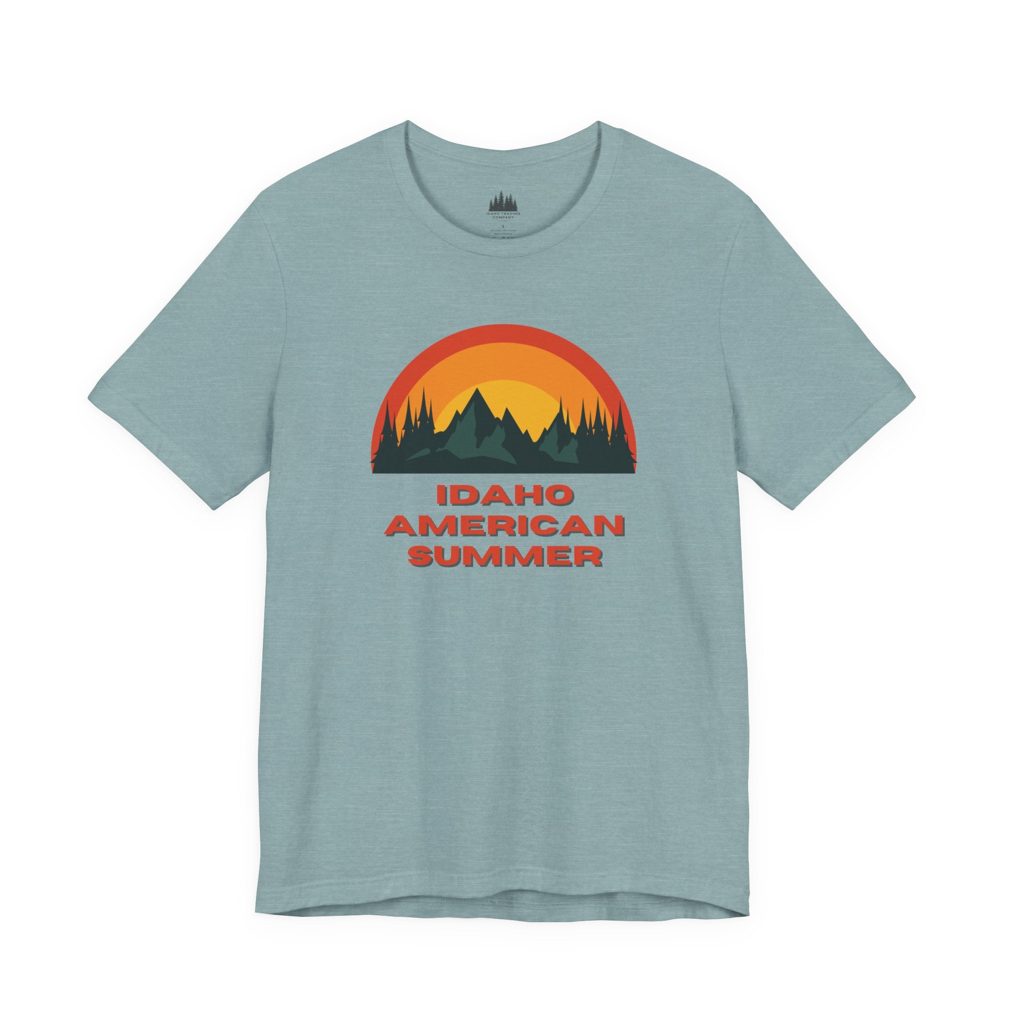 Idaho American Summer Retro T-Shirt