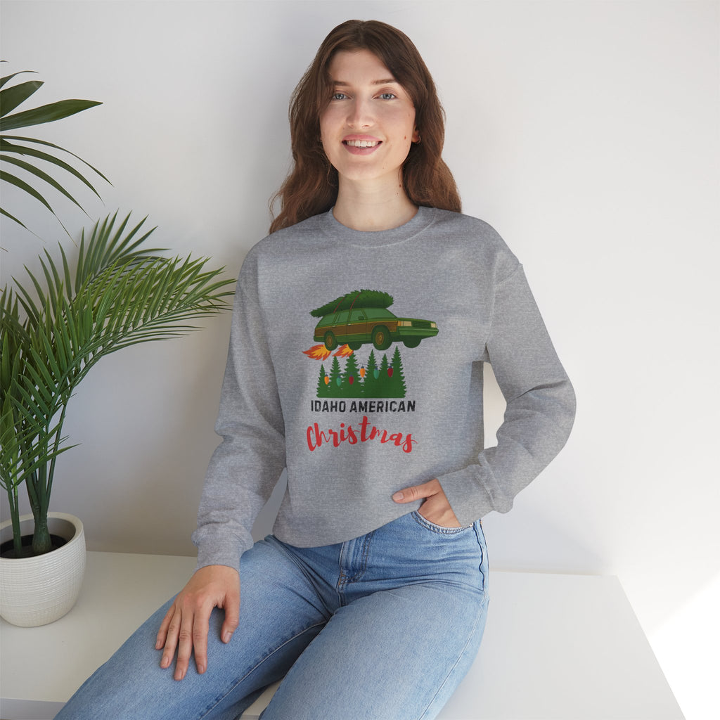 "Idaho American Christmas Holiday Vacation" Sweatshirt