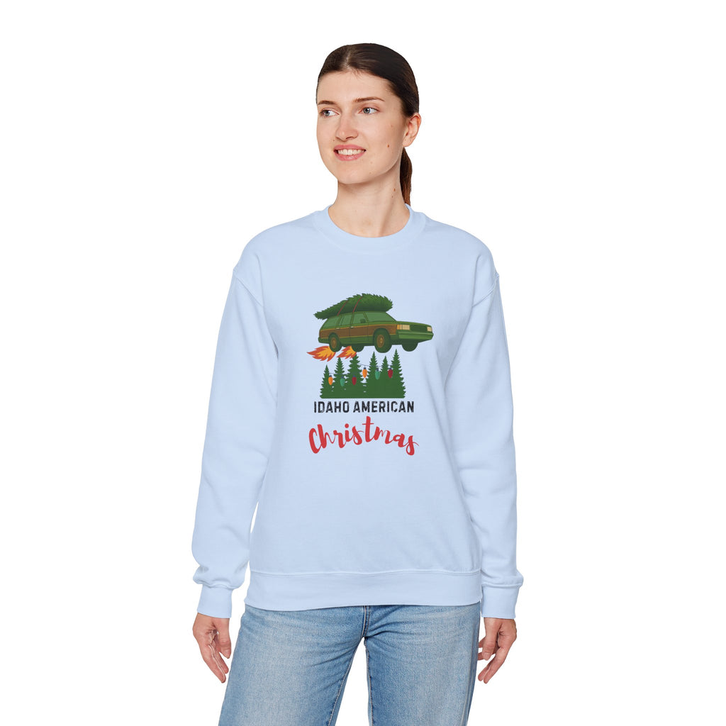 "Idaho American Christmas Holiday Vacation" Sweatshirt