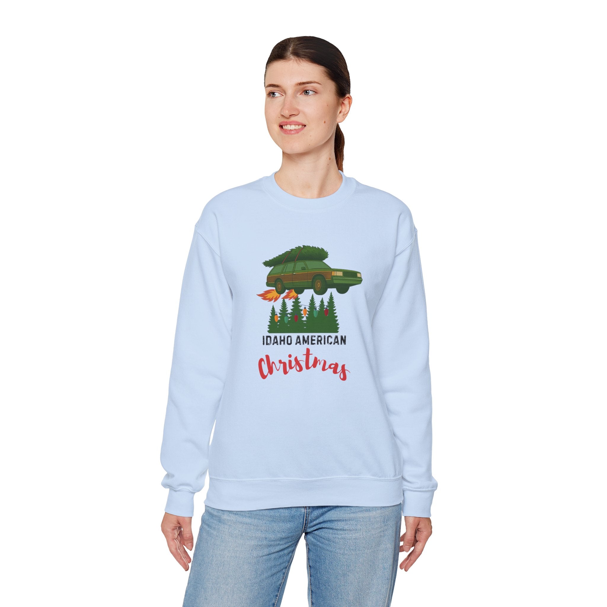"Idaho American Christmas Holiday Vacation" Sweatshirt