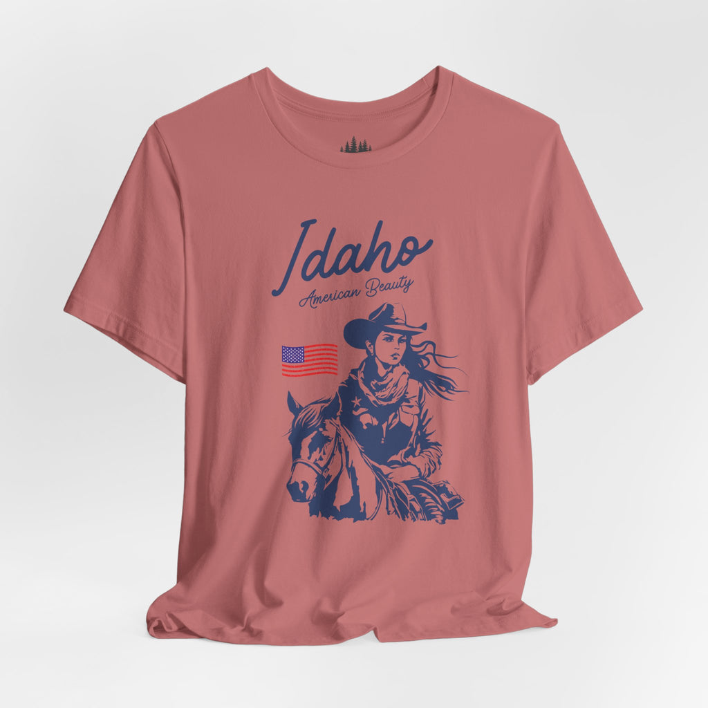 Idaho American Beauty Vintage Western T-Shirt