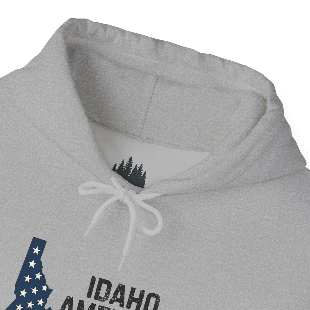 Idaho American Beauty Hoodie with No Sleeve Logo