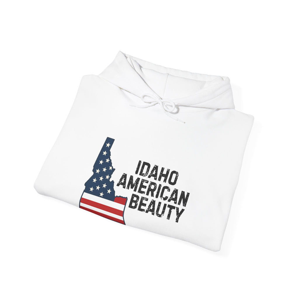 Idaho American Beauty Hoodie with No Sleeve Logo