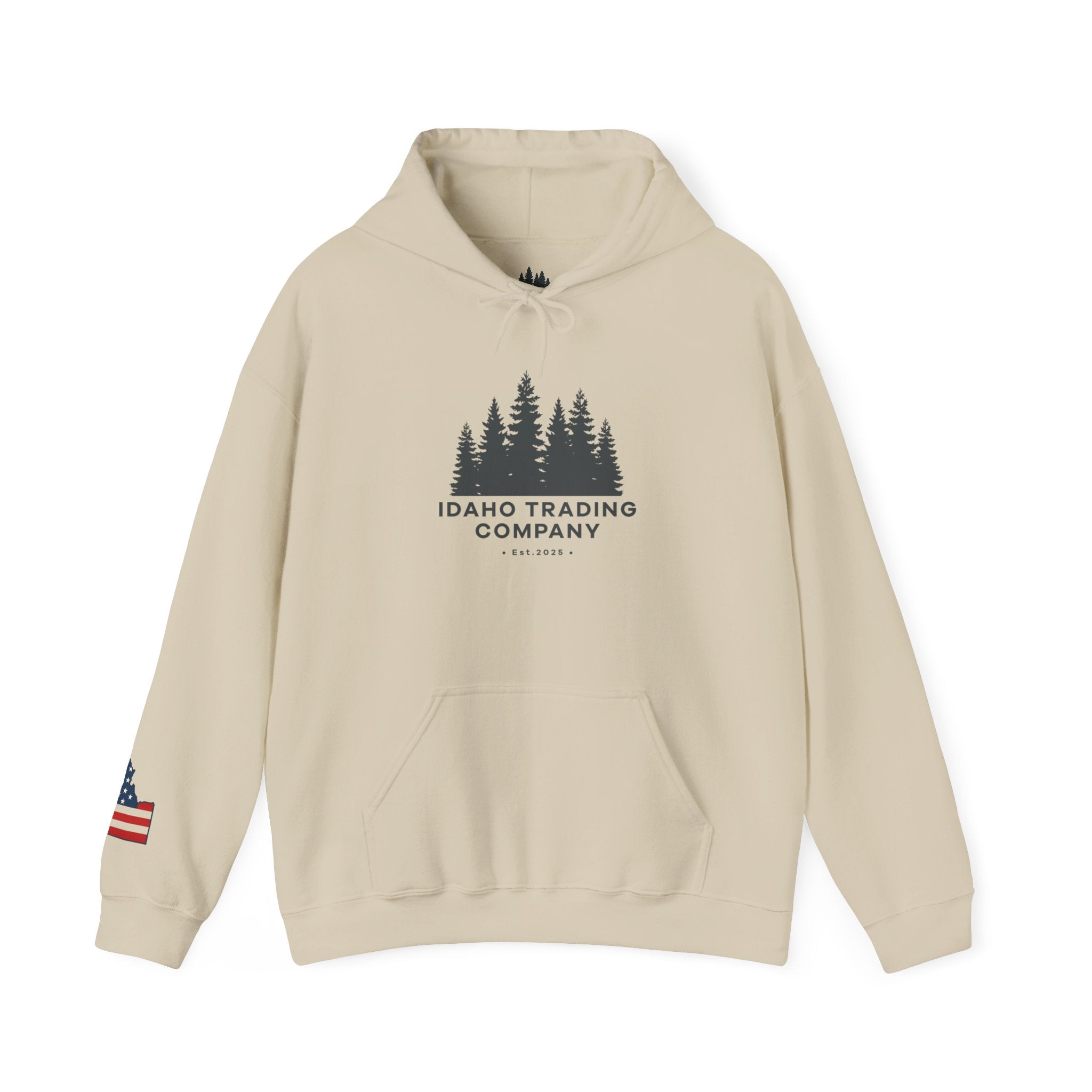 Idaho Trading Company Hoodie with Sleeve Logo
