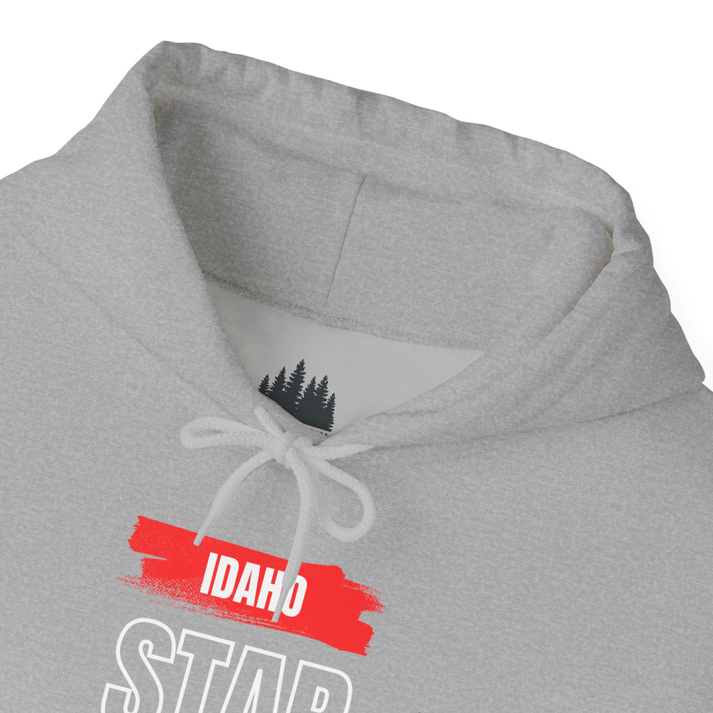 Idaho American Star Hoodie with Sleeve Logo