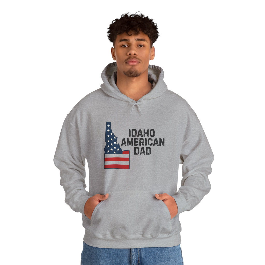 Idaho American Dad Hoodie No Sleeve Logo