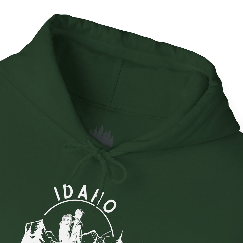 "Idaho American Patriot State of Mind" Hoodie with Sleeve Logo