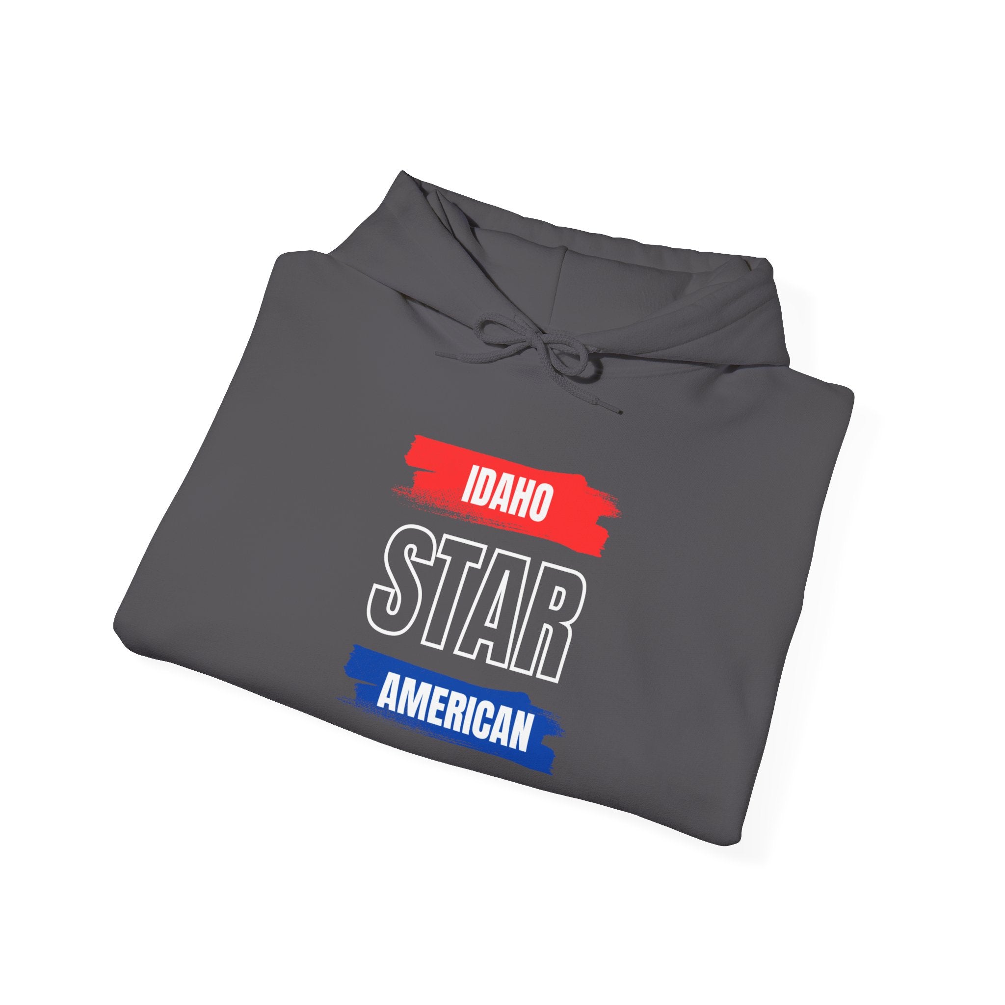 Idaho American Star Hoodie with Sleeve Logo
