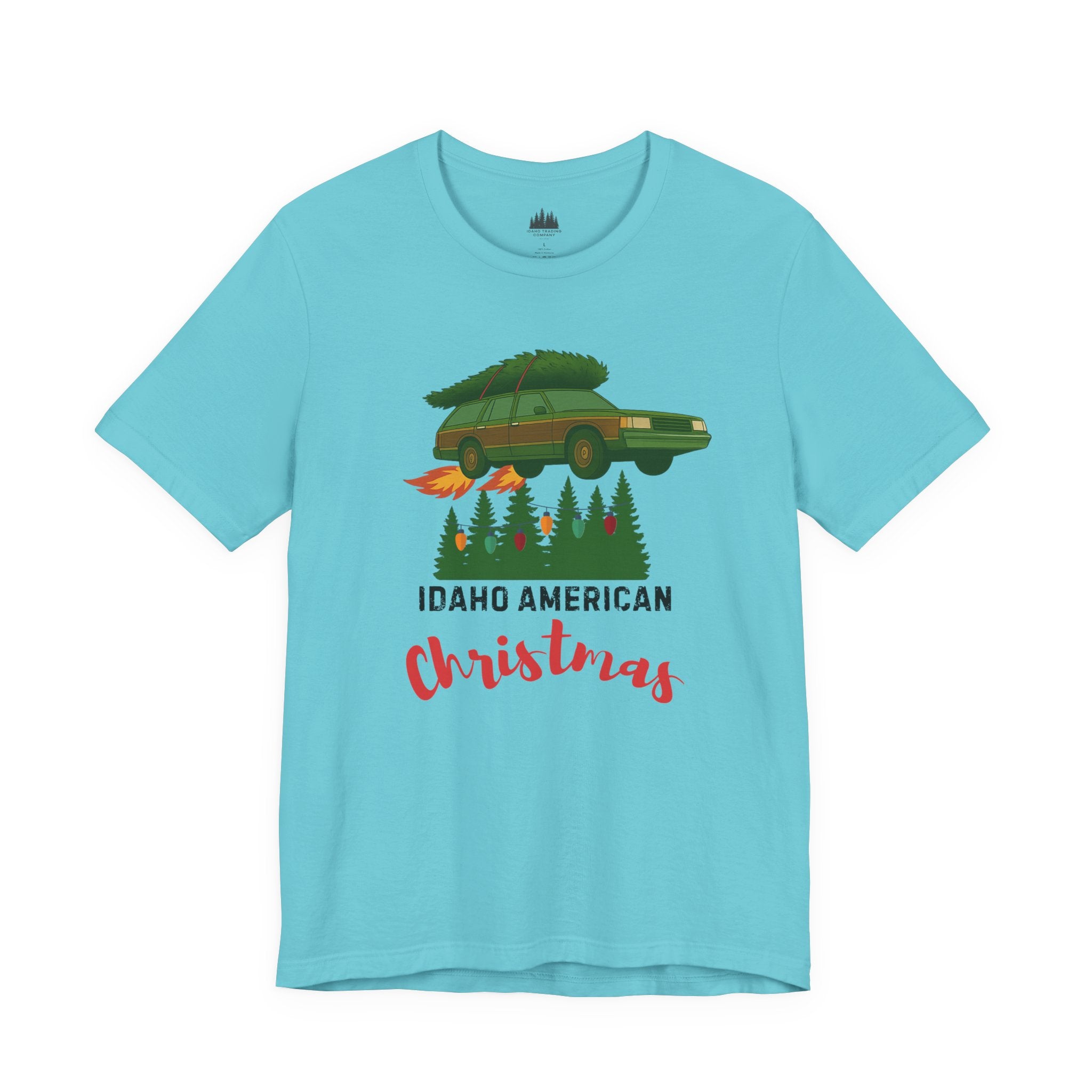 Idaho American Christmas Holiday T-Shirt