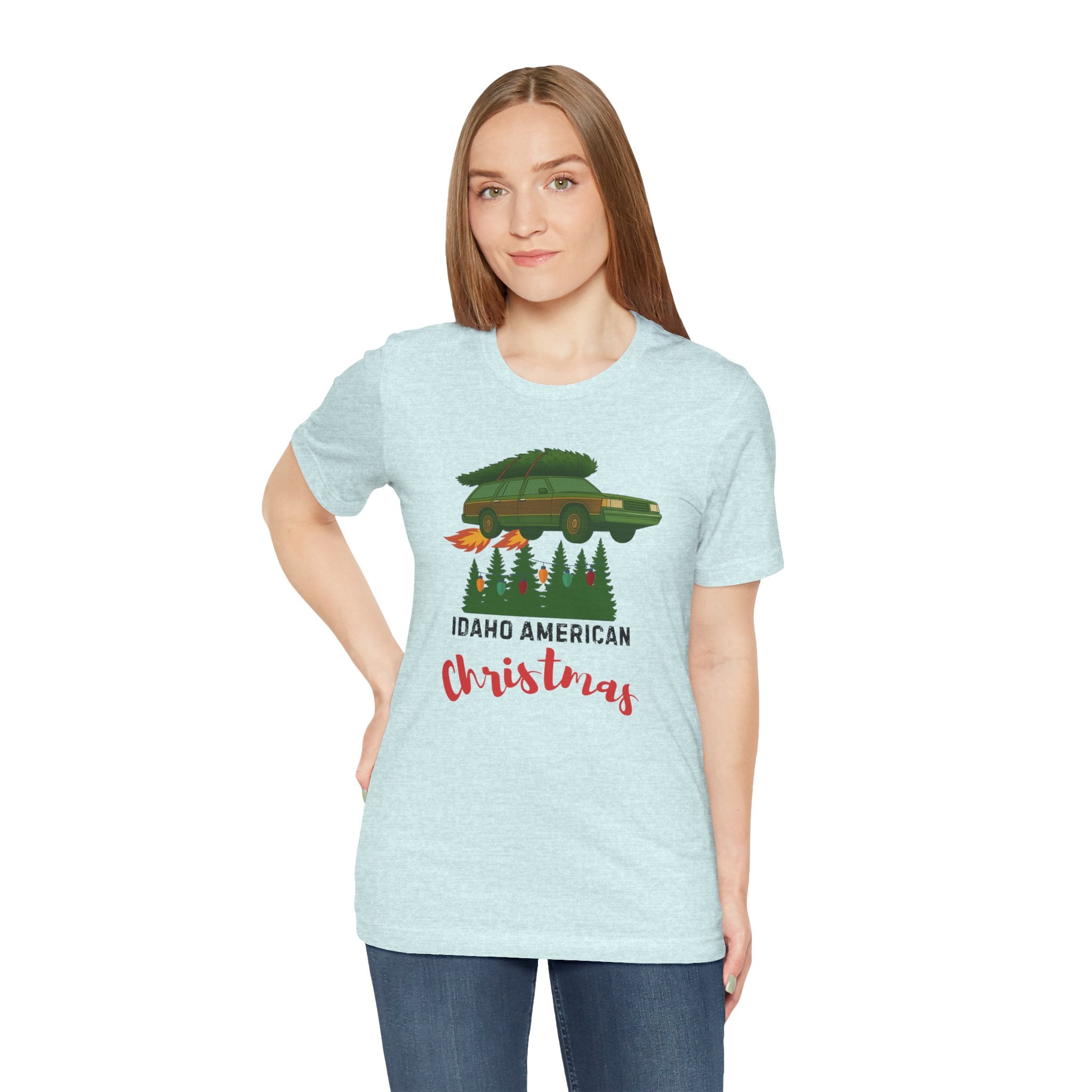 Idaho American Christmas Holiday T-Shirt