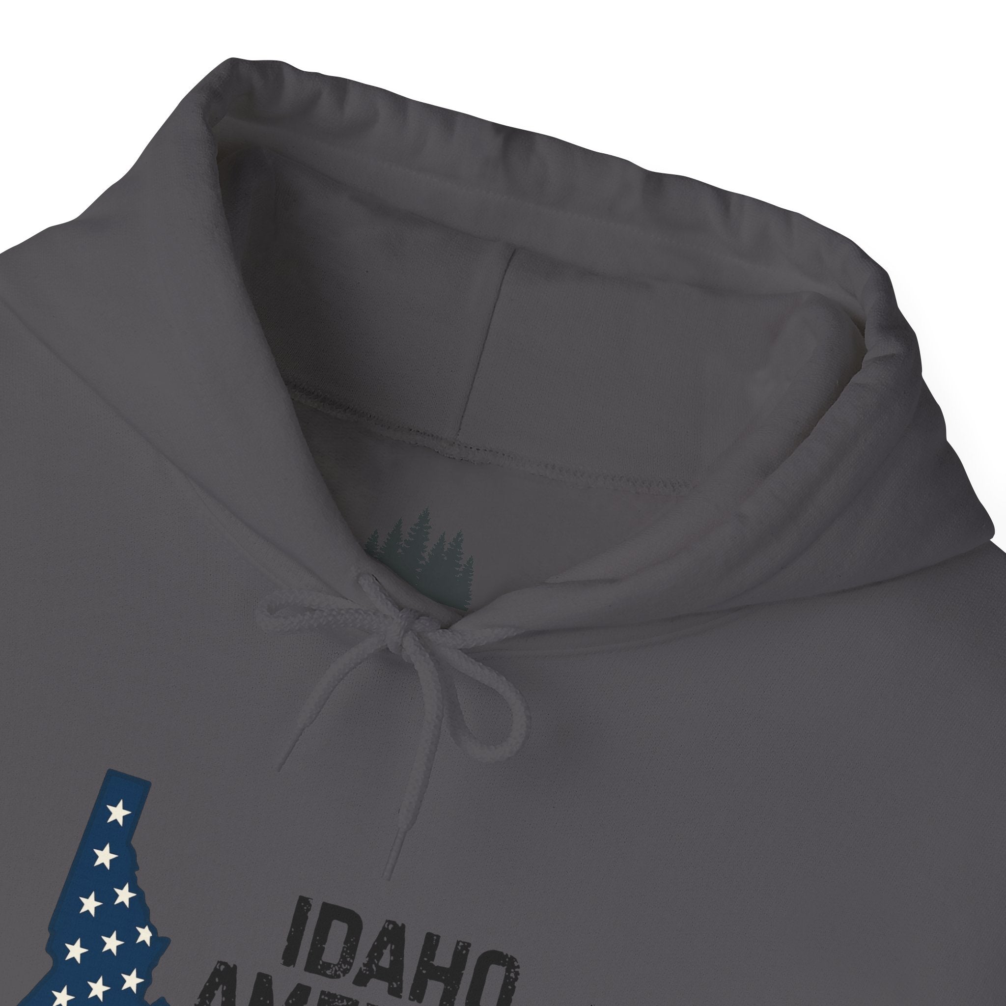 Idaho American Beauty Hoodie with No Sleeve Logo