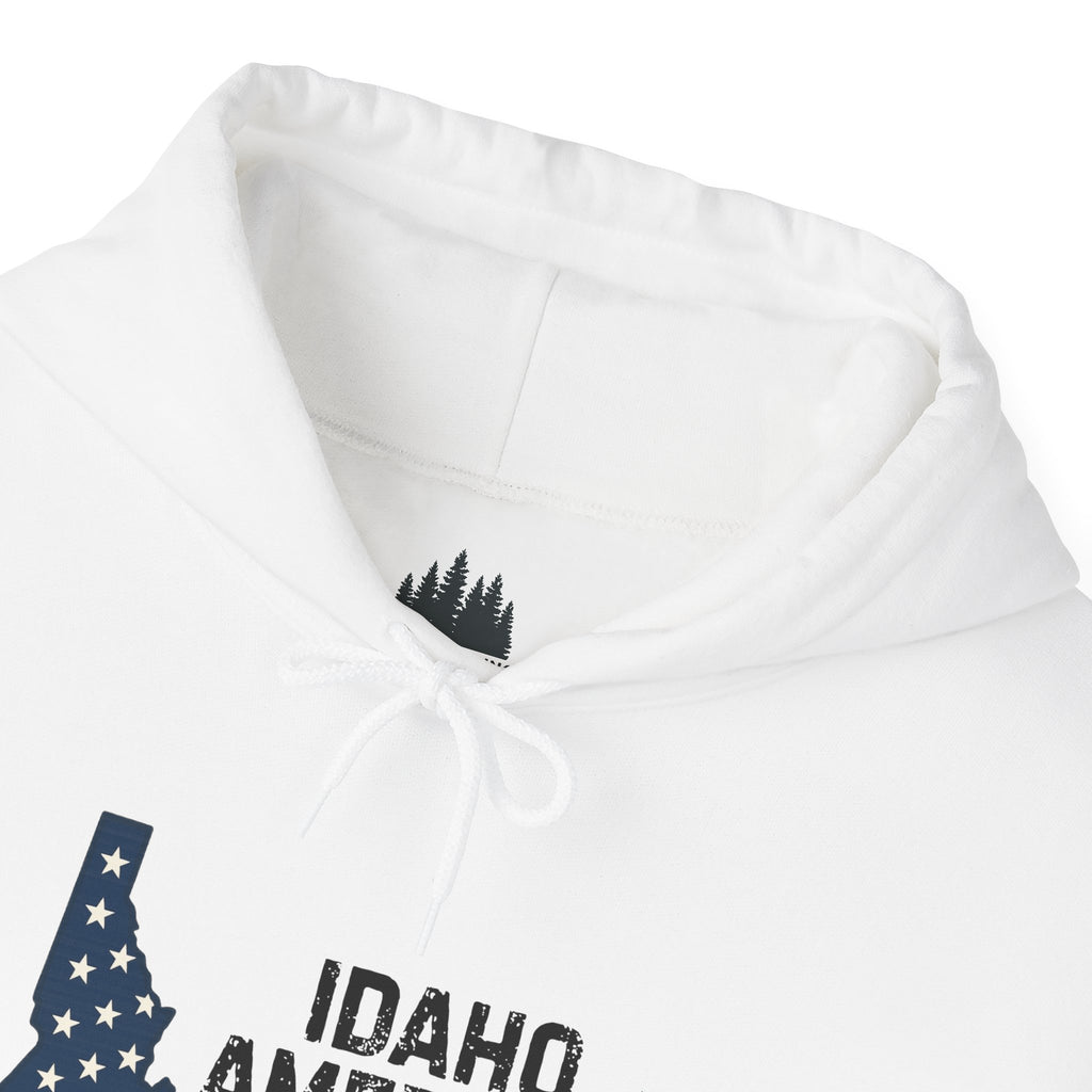 Idaho American Dad Hoodie No Sleeve Logo