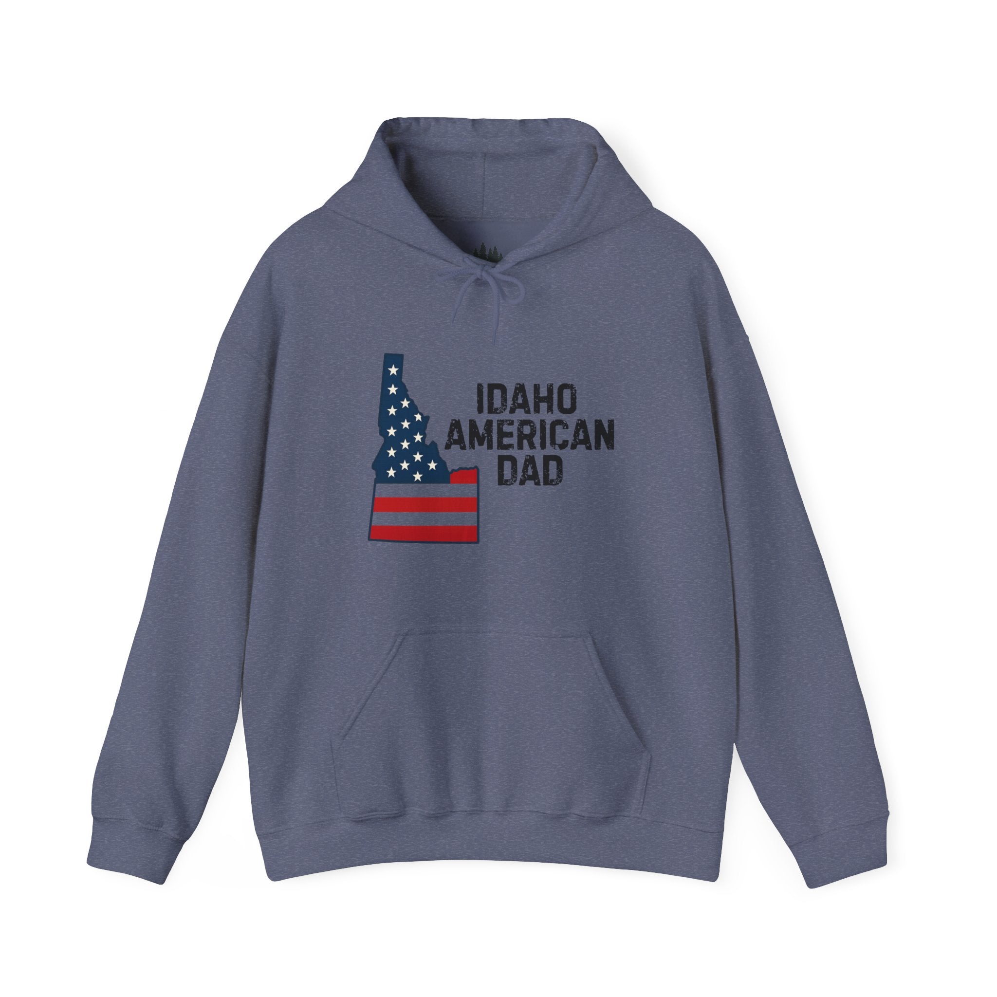 Idaho American Dad Hoodie No Sleeve Logo