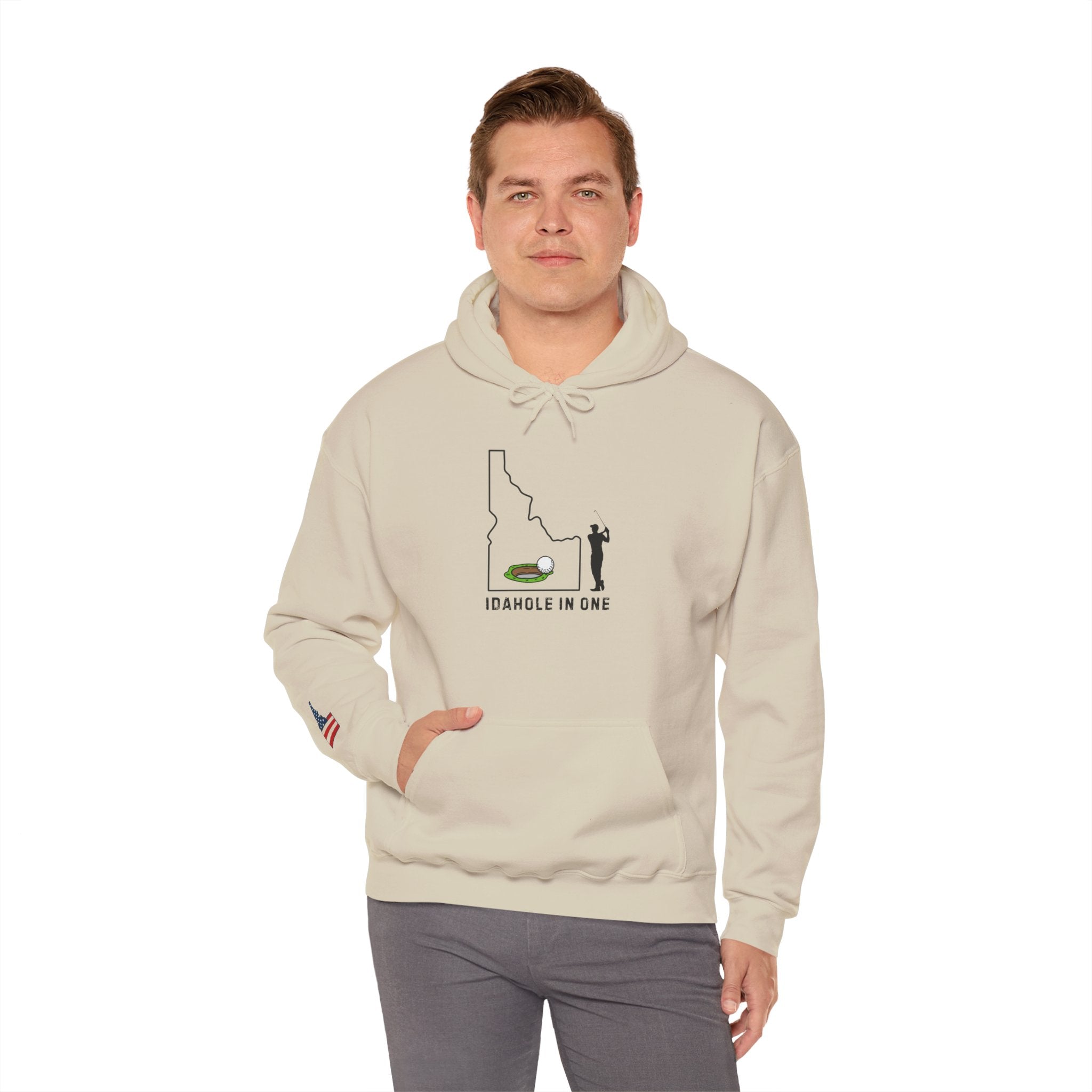 'Idahole In One' Men's Golf Hoodie