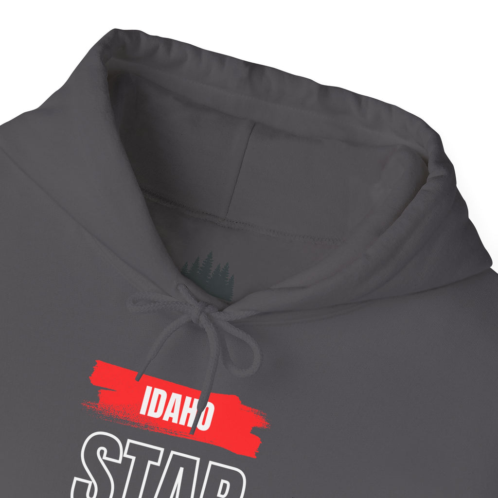 Idaho American Star Hoodie with Sleeve Logo