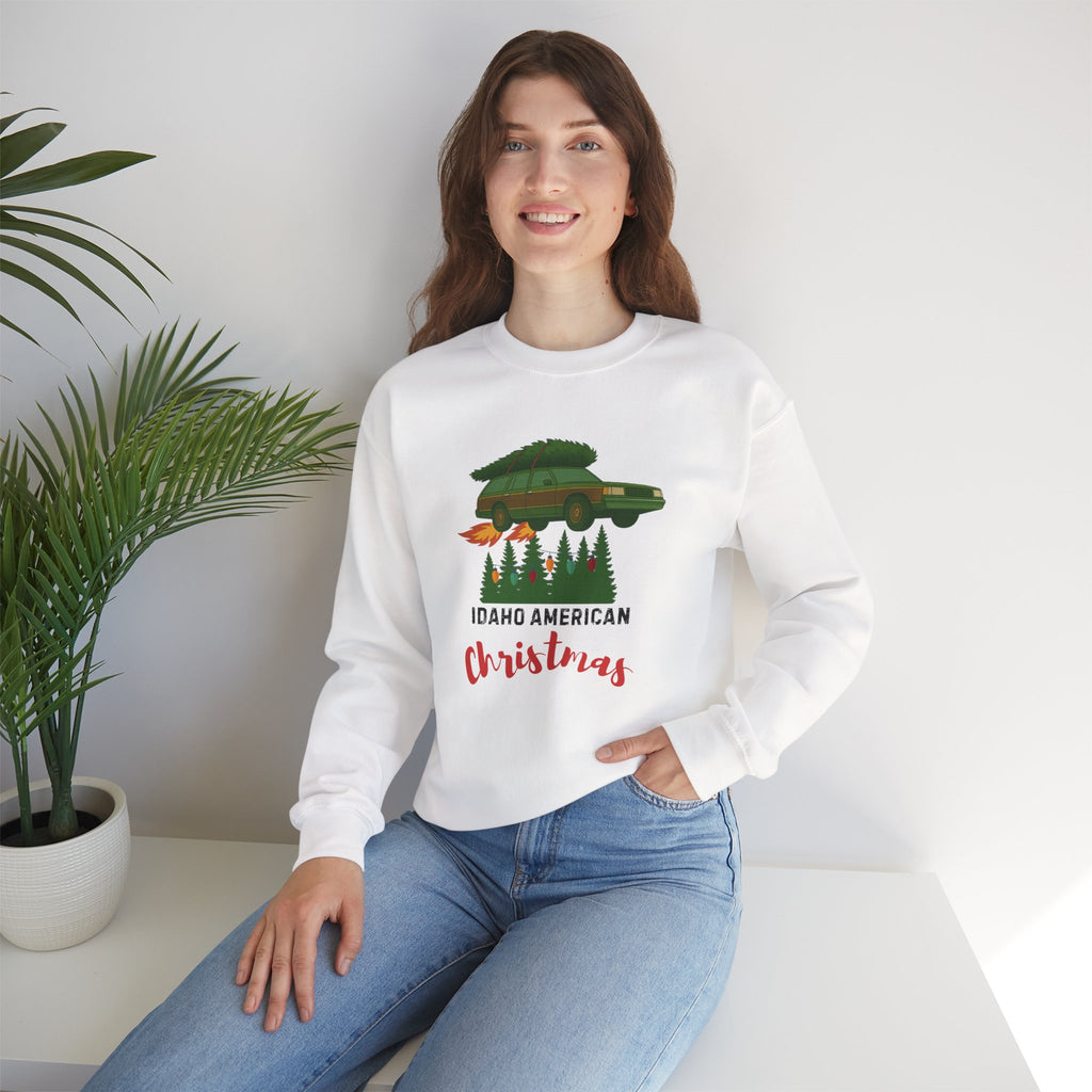 "Idaho American Christmas Holiday Vacation" Sweatshirt