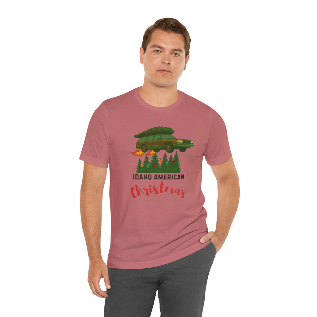 Idaho American Christmas Holiday T-Shirt