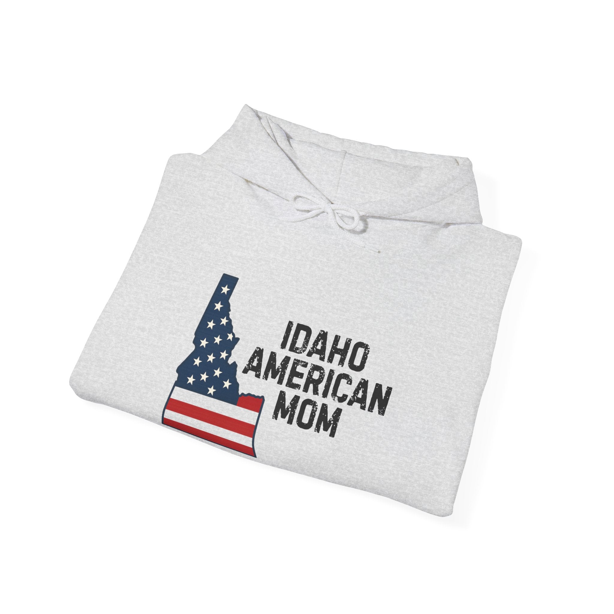 Idaho American Mom Hoodie With No Sleeve Logo