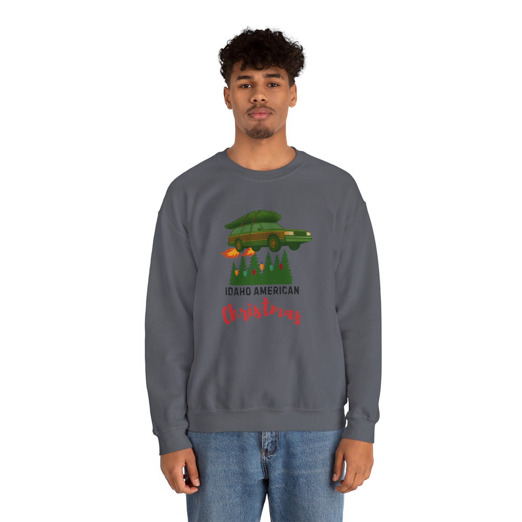 "Idaho American Christmas Holiday Vacation" Sweatshirt